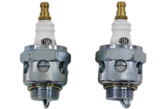 HARLEY Replica 18mm Spark Plug Set Fits 1936-1947 EL,   1941-1947 FL,   1937-1947 UL,