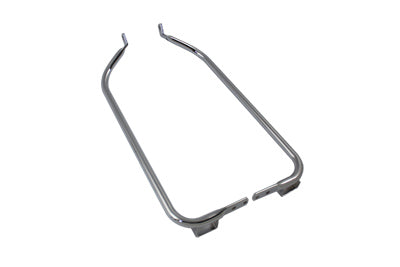 HARLEY Lower Saddlebag Guard Set Chrome Fits 2004-2008 FLTR,   2004-2008 FLHRS,   2006-2008 FLHRX,