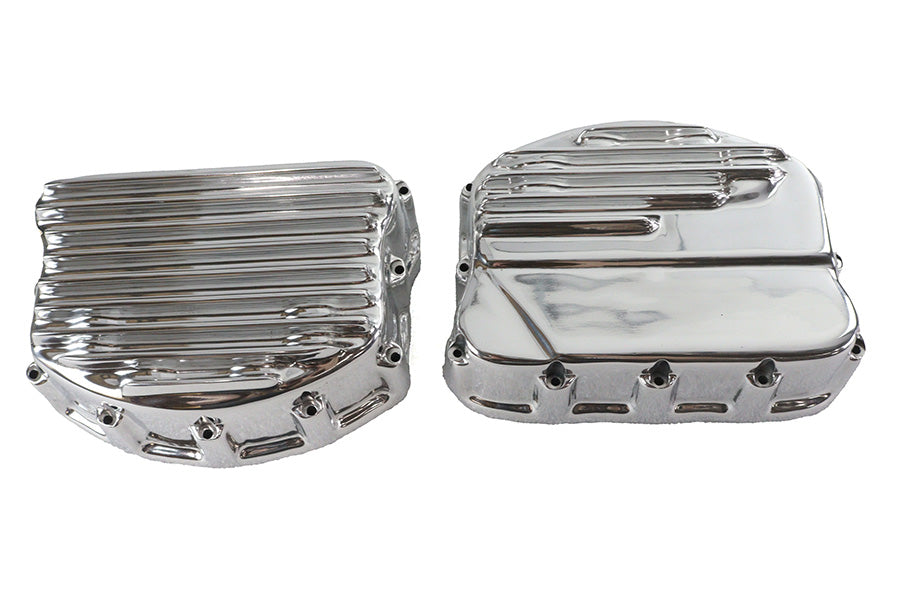 HARLEY Finned Panhead Ventildeckelsatz poliert, passend für 1948-1965 FL,