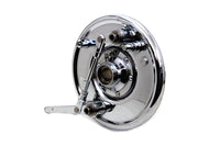 HARLEY Dual Cam Bremsankerplatte verchromt Passend für 1937-1948 UL, 1936-1940 EL, 1941-1948 F