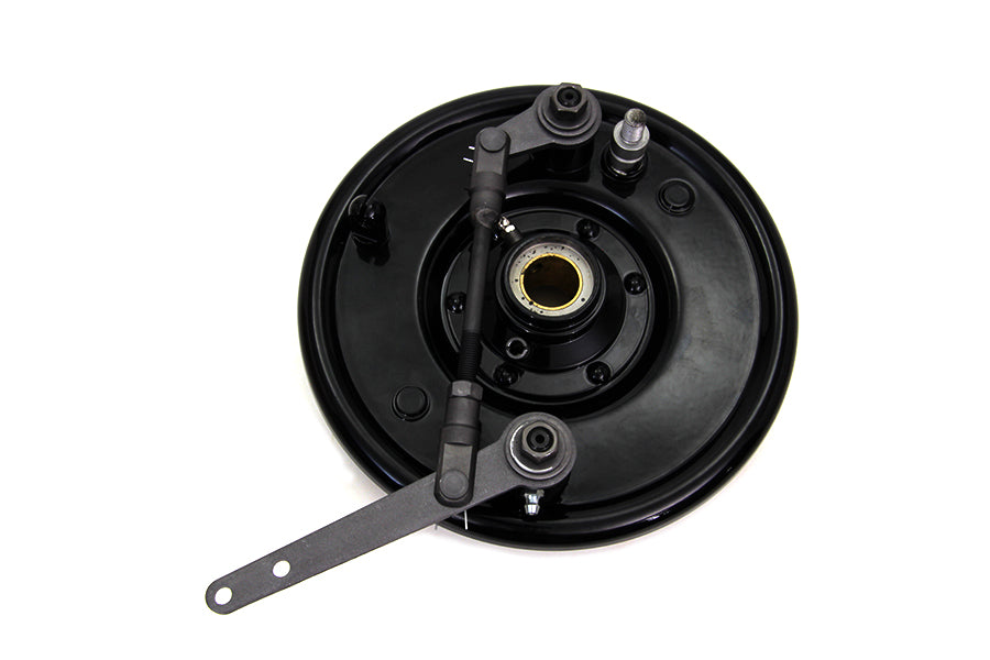 HARLEY Dual Cam Bremsankerplatte, schwarz, passend für 1937-1948 UL, 1936-1940 EL, 1941-1948 FL