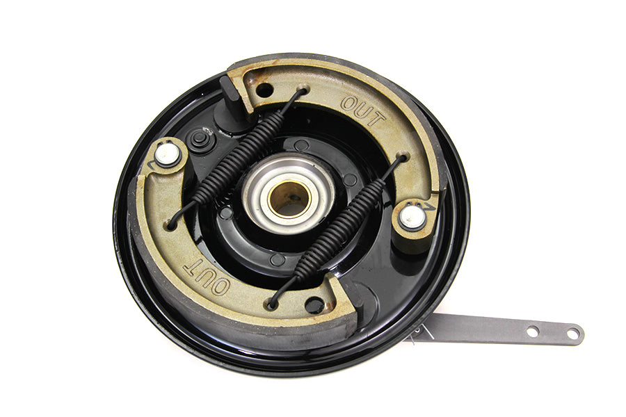 HARLEY Dual Cam Bremsankerplatte, schwarz, passend für 1937-1948 UL, 1936-1940 EL, 1941-1948 FL