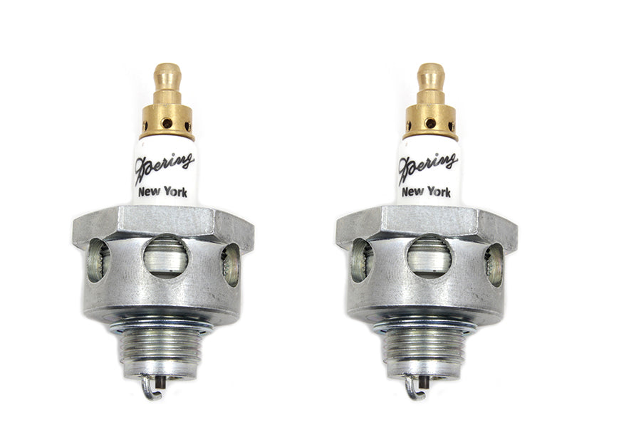 HARLEY 18mm Doering Zündkerzensatz Passend für 1930-1936 VL, 1930-1936 RL, 1926-1929 J, 1937-1947 W,