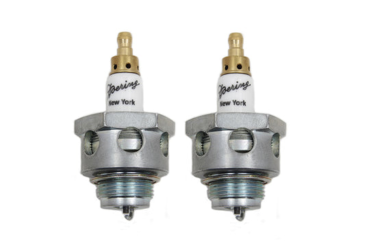 HARLEY 7/8 inch Doering Spark Plug Set Fits 1909-1916 F,   1930-1936 VL,   1930-1936 RL,   1937-1948
