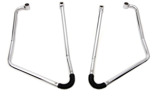 HARLEY Chrome Adjustable Saddlebag Support Kit Fits 0-  Custom, application