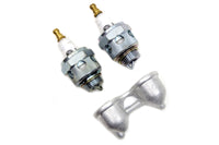 HARLEY 18mm Zündkerzen-Set mit Halter passend für 1936-1947 EL, 1941-1947 FL,