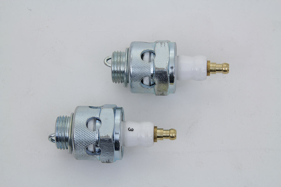 HARLEY Replica 18mm Spark Plug Set fits 1936-1947 EL,   1941-1947 FL,   1937-1947 UL,