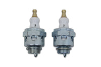 HARLEY Replica 18mm Spark Plug Set fits 1936-1947 EL,   1941-1947 FL,   1937-1947 UL,