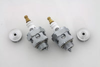 HARLEY 18mm Beck Zündkerzen mit Kühlrippen-Set passend für 1936-1947 EL,   1941-1947 FL,   1937-1947 UL,
