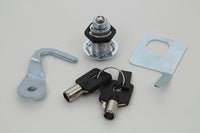 HARLEY Chrom-Satteltaschenschloss- und Schlüssel-Kit passend für 1993-2013 FLTR, 1993-2013 FLHTC, 1993-2013 FLHT,