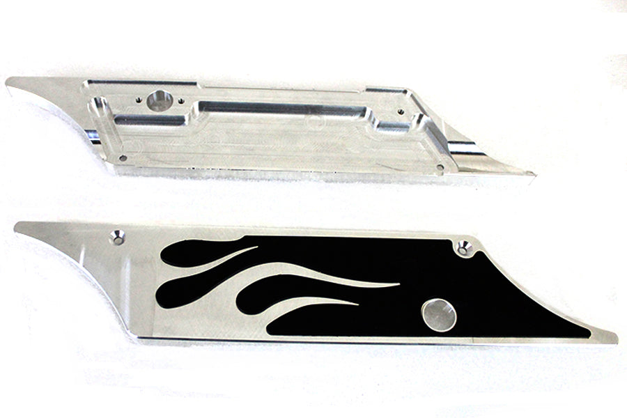 HARLEY Saddlebag Latch Cover Set fits 1993-2013 FLT,