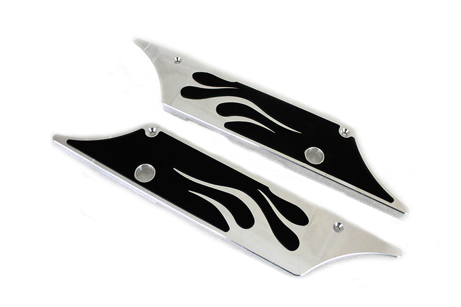 HARLEY Saddlebag Latch Cover Set fits 1993-2013 FLT,