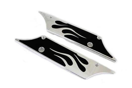 HARLEY Saddlebag Latch Cover Set fits 1993-2013 FLT,