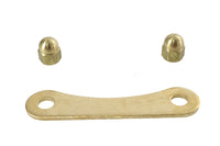 HARLEY Springergabelbrücke obere Platte Stangenhalter Messing Passend für 1988-UP FLSTS, 1988-UP FXSTS,