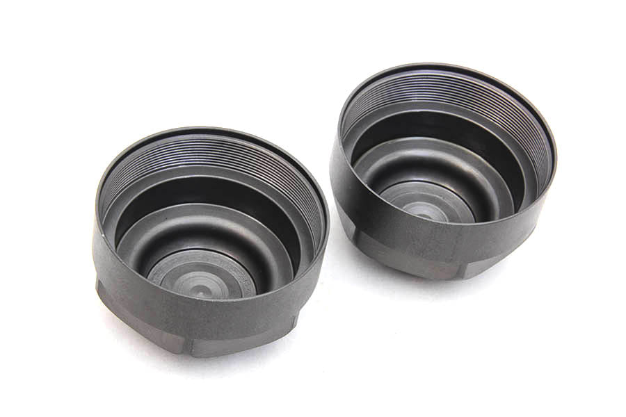 HARLEY Servi-Car Hub Cap Set Parkerized fits 1932-1934 G,