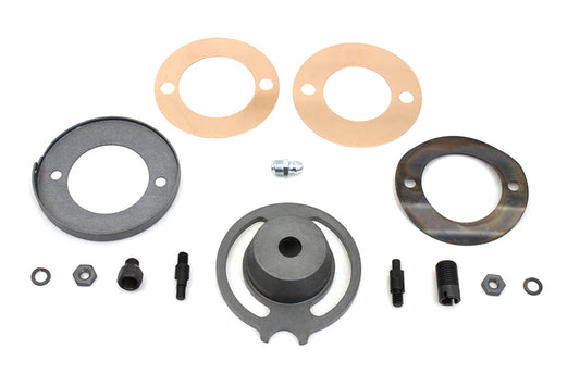 HARLEY Parkerized Front Brake Plate Cover Kit Fits 1930-1952 WL,