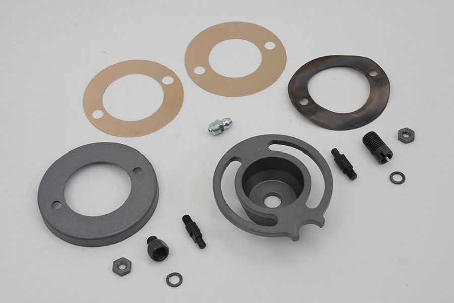 HARLEY Parkerized Bremsankerplatten-Abdeckungsset passend für 1930-1952 WL,