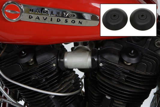 HARLEY Replica Spark Plug Shield Set fits 1936-1964 G,   1936-1952 W,   1936-1948 UL,   1941-1964 FL,   1936-1952 EL,