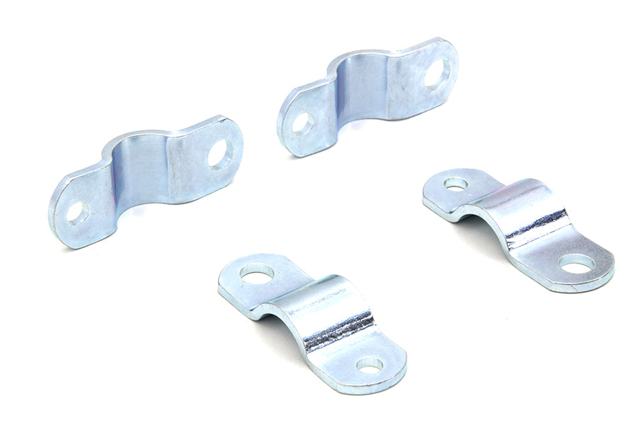 HARLEY Windshield Strap Set Zinc fits 1936-1940 EL,  1936-1952 WL,  1936-1957 G,  1937-1948 UL,  1941-1957 FL,