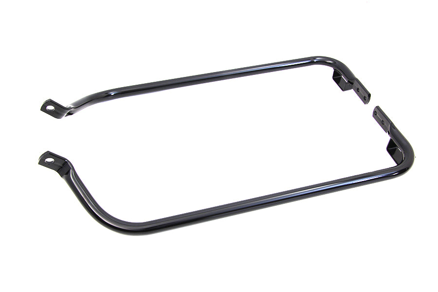HARLEY Unterer Satteltaschenschutz Satz Schwarz Passend für 2004-2008 FLTR, 2004-2008 FLHRS, 2006-2008 FLHRX,