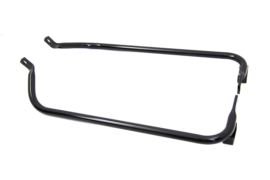 HARLEY Unterer Satteltaschenschutz Satz Schwarz Passend für 2004-2008 FLTR, 2004-2008 FLHRS, 2006-2008 FLHRX,