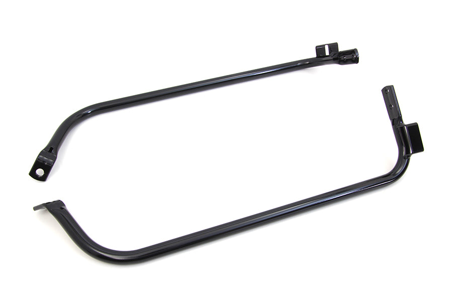HARLEY Unterer Satteltaschenschutz Satz Schwarz Passend für 2004-2008 FLTR, 2004-2008 FLHRS, 2006-2008 FLHRX,