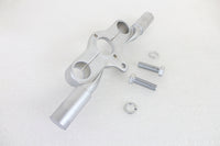 HARLEY Top Triple Tree Inline Satin Nickel Fits 1936-1940 EL,   1941-1945 FL,   1929-1952 WL,   1929