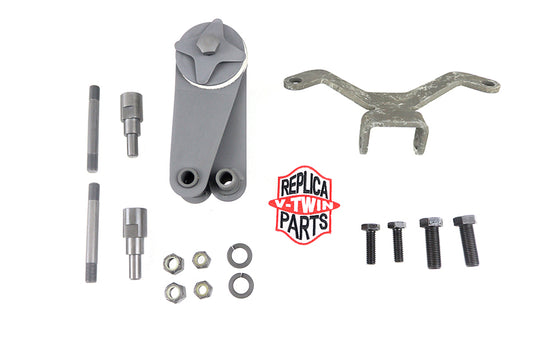 HARLEY WR Parkerized Spring Fork Scissor Steering Damper Kit fits 1936-1948 EL,  1941-1948 FL,  1937-1952 W,  1937-1957 G,