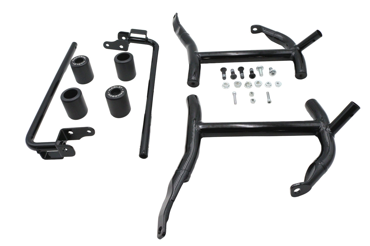 HARLEY OE Saddlebag Guard Kit Gloss Black FLH* 2023 & UP