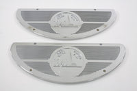HARLEY Chrome World's Fair 1940 Trittbrettmatten Passend für 1940-1965 FL,   1940-1952 W,   1940-1965 G,