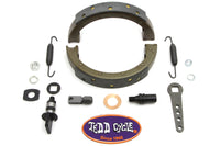 HARLEY Spring Fork Front Brake Shoe Kit fits 1936-1948 EL,  1941-1948 FL,  1936-1948 U,  1941-1957 G,