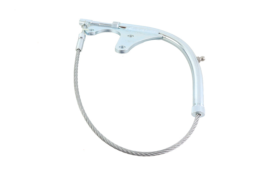 HARLEY 45 inch W Clutch Cable Assembly Zinc Plated Fits 1941-1946 W,   1941-1946 G,