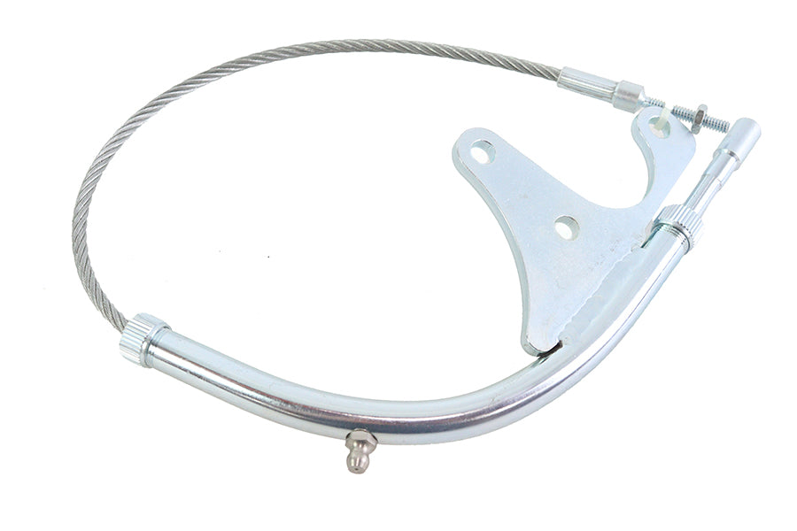 HARLEY 45 inch W Clutch Cable Assembly Zinc Plated Fits 1941-1946 W,   1941-1946 G,