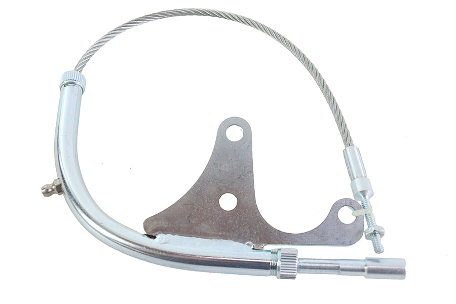HARLEY 45 inch W Clutch Cable Assembly Zinc Plated Fits 1941-1946 W,   1941-1946 G,