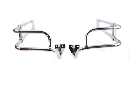 HARLEY Chrome Saddlebag Rail Set Fits 2014-UP FLT, except FLHRC, FLHRSE, FLHXSE and FLTRXSE models