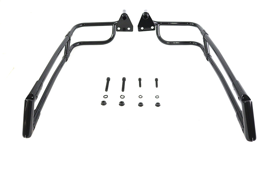 HARLEY Schwarzes Satteltaschen-Schienen-Set passend für FLT-Modelle ab 2014, außer FLHRC, FLHRSE, FLHXSE und FLTRXSE Modelle