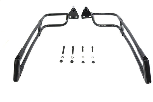HARLEY Black Saddlebag Rail Set Fits 2014-UP FLT, except FLHRC, FLHRSE, FLHXSE and FLTRXSE models