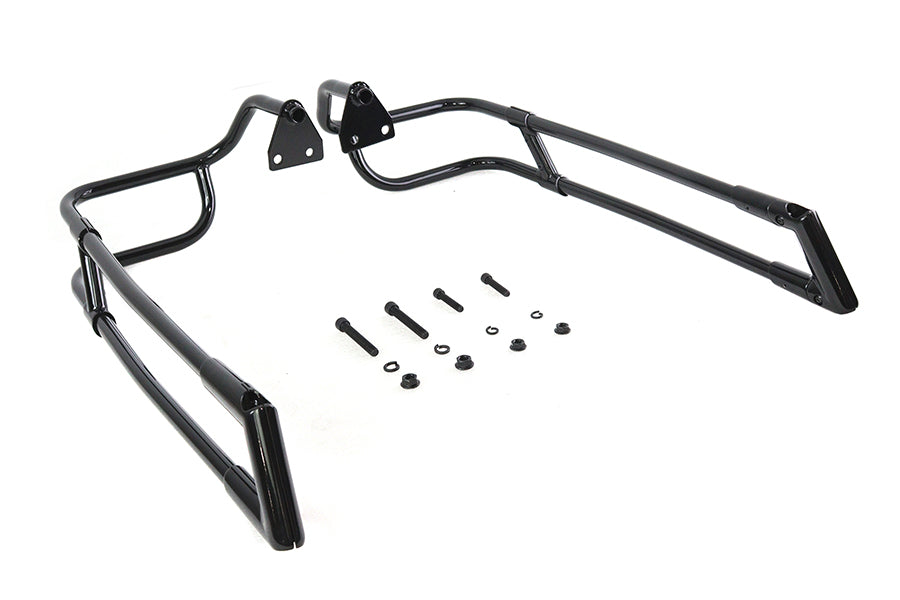 HARLEY Schwarzes Satteltaschen-Schienen-Set passend für FLT-Modelle ab 2014, außer FLHRC, FLHRSE, FLHXSE und FLTRXSE Modelle