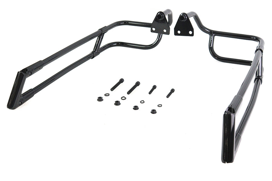 HARLEY Schwarzes Satteltaschen-Schienen-Set passend für FLT-Modelle ab 2014, außer FLHRC, FLHRSE, FLHXSE und FLTRXSE Modelle