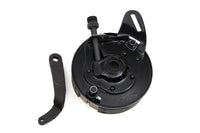 HARLEY 45 Zoll schwarze hintere Bremsankerplatten-Baugruppe passend für 1941-1952 W,