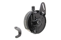HARLEY 45 Zoll schwarze hintere Bremsankerplatten-Baugruppe passend für 1941-1952 W,