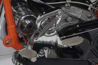 HARLEY Finned Pedalbelag, 3-teiliges Set, passend für 1941-1951 FL, 1936-1940 EL, 1937-1948 UL,
