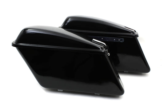HARLEY Replica Saddlebag Set Black Fits 1963-1984 FL,