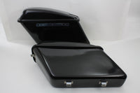 HARLEY Replica Saddlebag Set Black fits 1963-1984 FL,