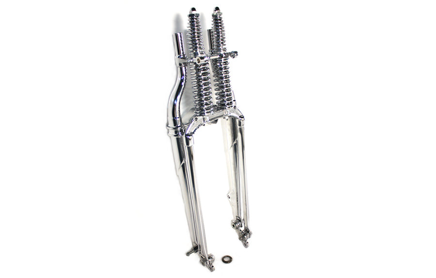 HARLEY 20 inch Spring Fork Assembly Chrome +2 inch Fits 1929-1952 WL,   1937-1952 W,   1937-1957 G,