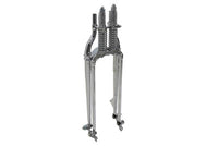 HARLEY 22' inch Inline Spring Fork Chrome +4 inch EL 1936-1945 61" UL 1937-1945 74" and 80" FL 1941-1945 74"