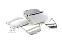 HARLEY Replica Bubble Saddlebag Kit White fits 1958-1984 FL,