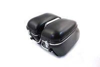HARLEY Black Magic Royalite Satteltaschen-Kit Passend für FL-Modelle von 1958–1984,