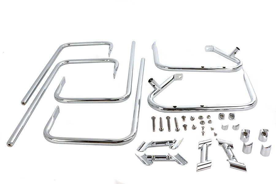 HARLEY Chrom-Satteltaschenschutz-Kit Passend für 1997-2008 FLHT, 1997-2008 FLHR,