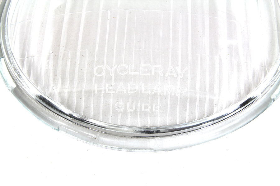 HARLEY Replica Headlamp Glass Lens Clear fits 1936-1940 EL,  1941-1948 FL,